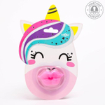 4350610 Пустышка силиконовая ортодонтическая"Единорог",от 0 мес.,с колпачком