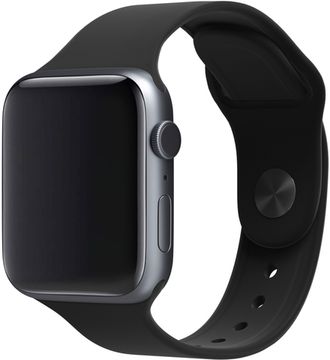 Ремешок moonfish для Apple Watch 42/44 мм, силикон, черный