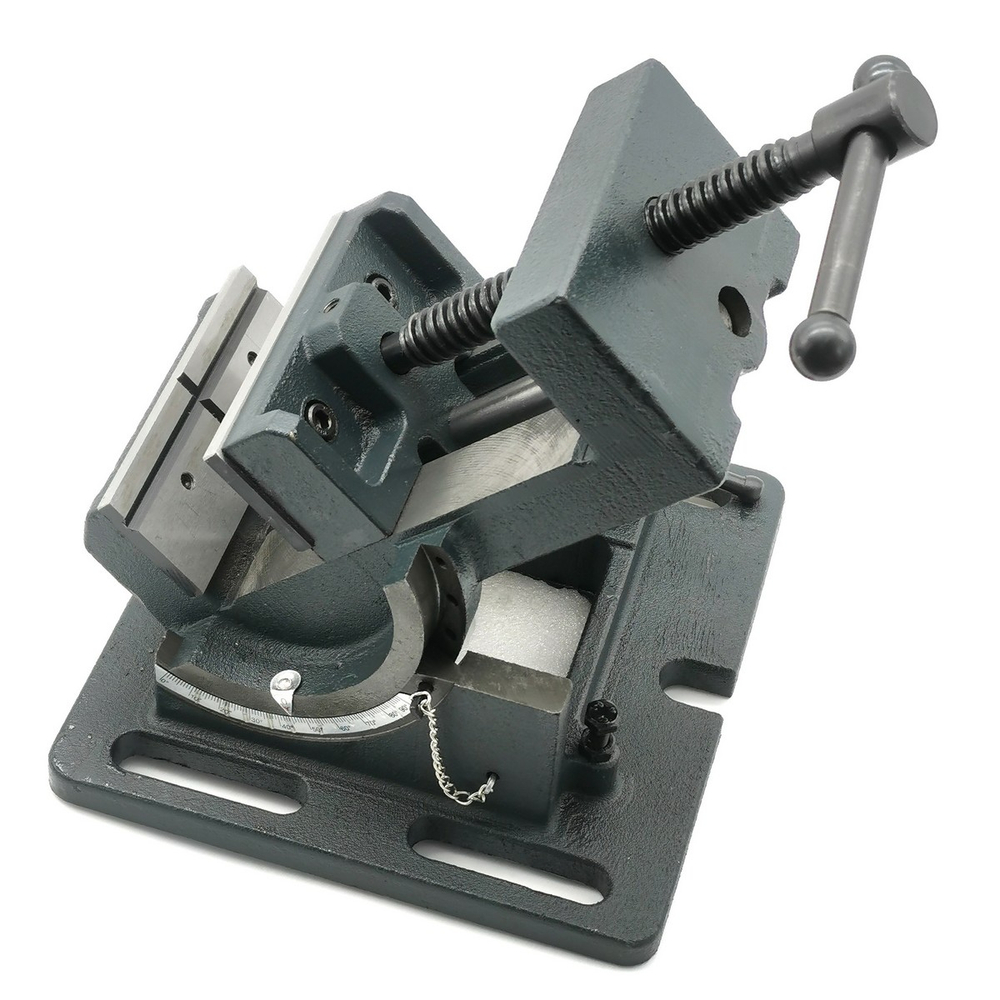 Тиски станочные BESTELLI сверлильные, наклоняемые, серия QKD