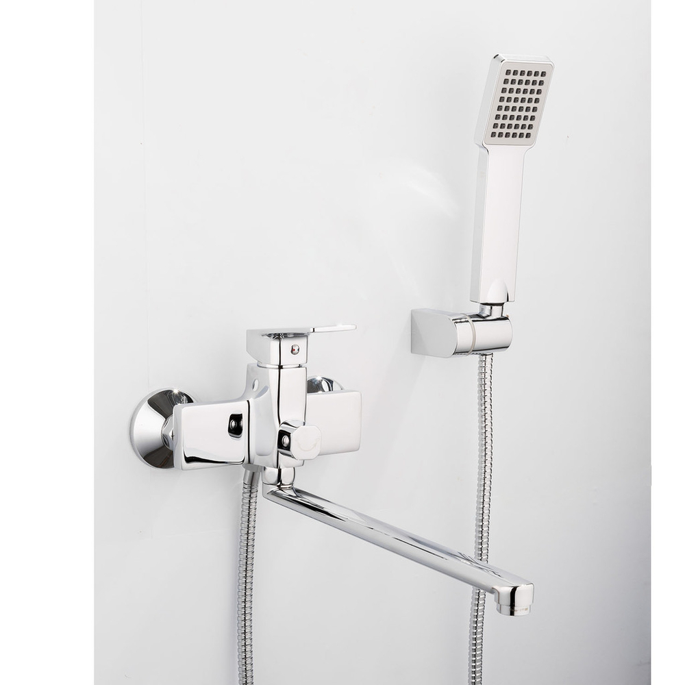 Смеситель для ванны и раковины 35к F2246 FRAP див корп (L-излив, хром, латунь)