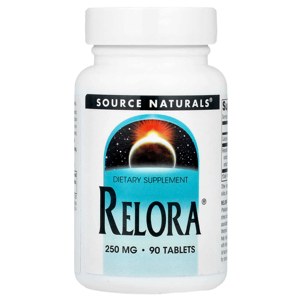 Source Naturals, Релора, 250 мг, 90 таблеток