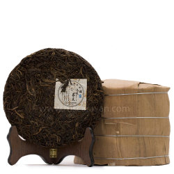 0361к Чай прессованный зеленый Пуэр Шэн "Цзинлун, Иу Чунь Цзянь", ци цзы бин 400гр