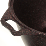 Кастрюля алюминий, антиприг, 4 л, с крыш, Kukmara, Granit Ultra, кга42а, красн