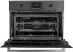 Компактный духовой шкаф с микроволнами Kuppersbusch CBM 6350.0 GPH 2 Black Chrome