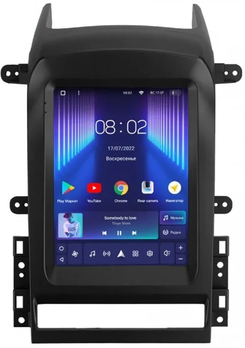 Магнитола для Chevrolet Captiva 2006-2011 - Teyes TPRO 2 экран 9.7" в стиле "Тесла" на Android 10, ТОП процессор, 4G SIM-слот