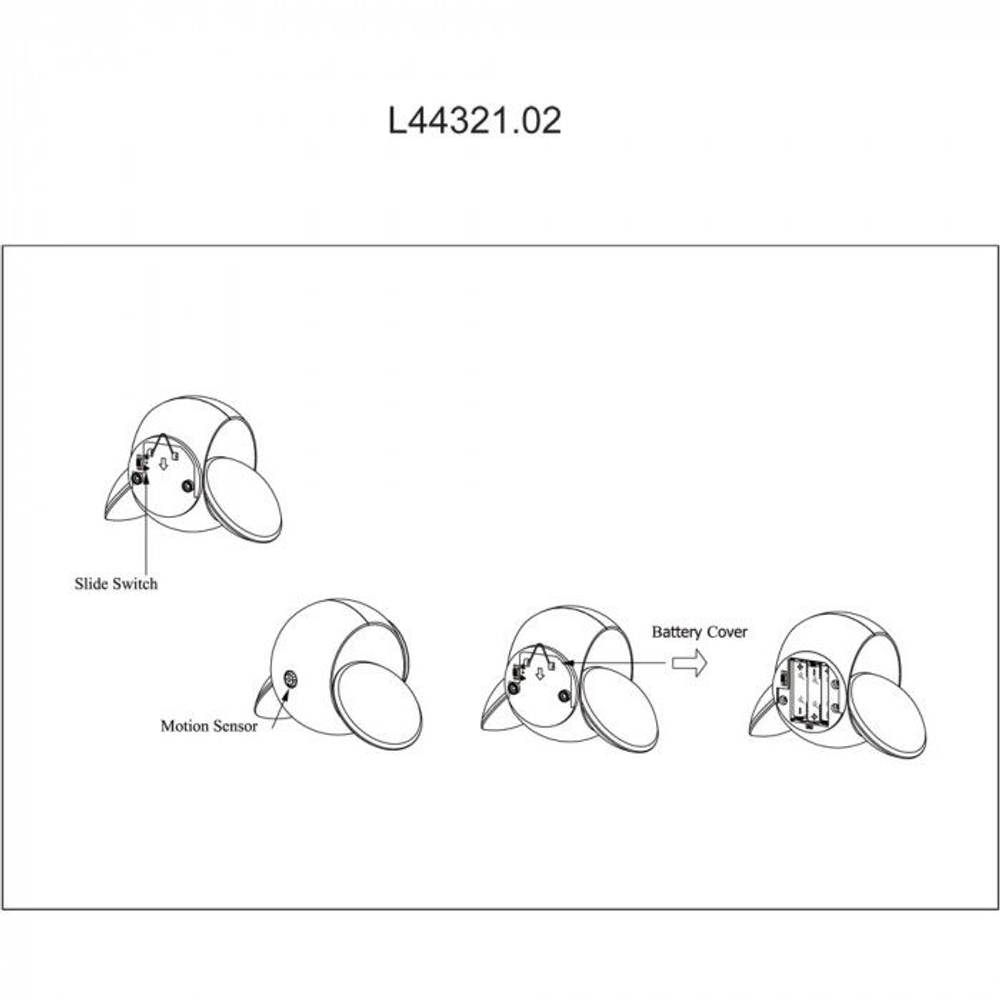 Настенный светильник L'Arte Luce Mikko. Товар уцененный