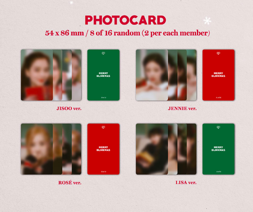 Сет фотокарт BLACKPINK - THE GAME PHOTOCARD COLLECTION