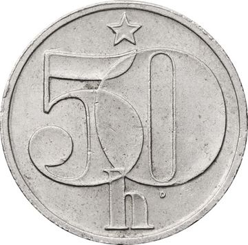 50 геллеров 1978-1990 Чехословакия