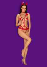 Тиклер Evilia с рожками (Цвет: красный)