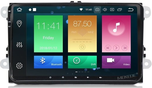 Магнитола Volkswagen T5, T6, Tiguan, Passat, Polo, Jetta, Amarok, Golf и др., Skoda Fabia, Rapid - Carmedia MKD-9613-P4N на Android 11 и 2ГБ-32ГБ