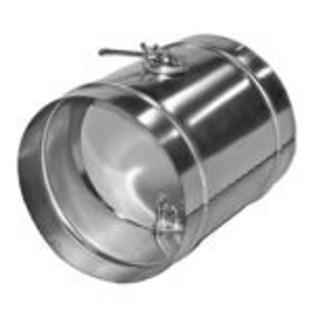Дроссель клапан круглый D160 из оцинкованной стали 0,5 мм