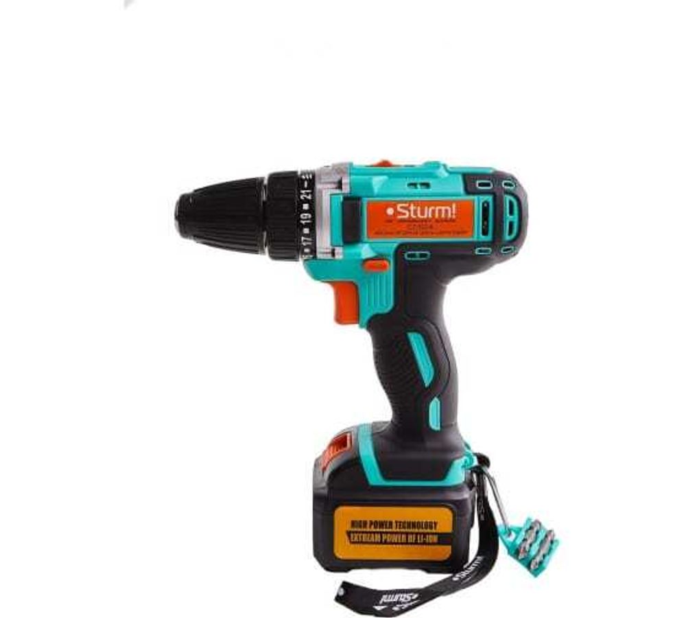 Дрель аккумуляторная  Sturm CD3224L, 24В,2 ск,2 акк, 2,0Ач, кейс