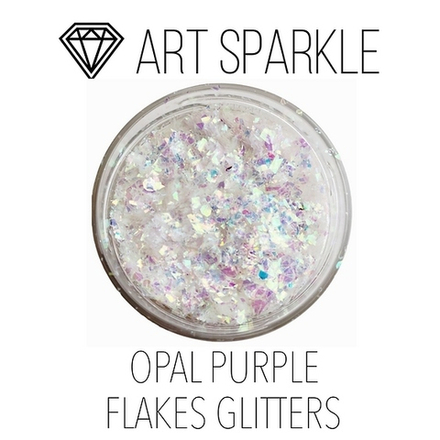Глиттер серии Flakes Glitter, Opal Purple 40 гр