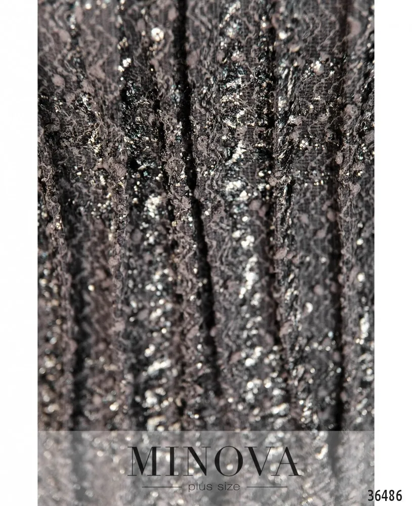 Платье 386-1-серый Minova