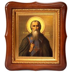 Фома Малеин преподобный. Икона на холсте.