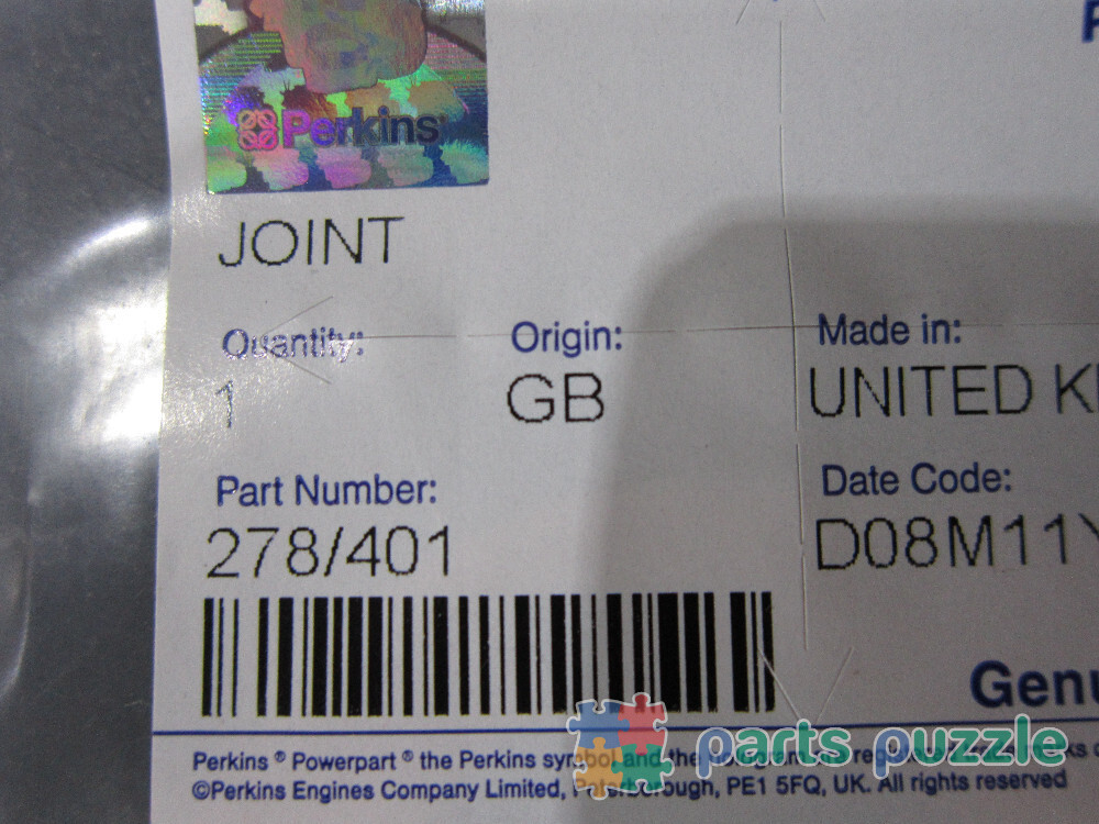 Прокладка / JOINT АРТ: 278/401