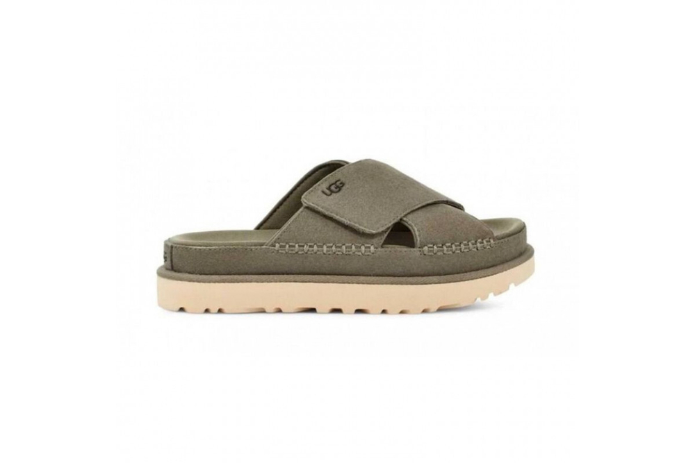 UGG Goldenstar Cross Slide - Moss Green