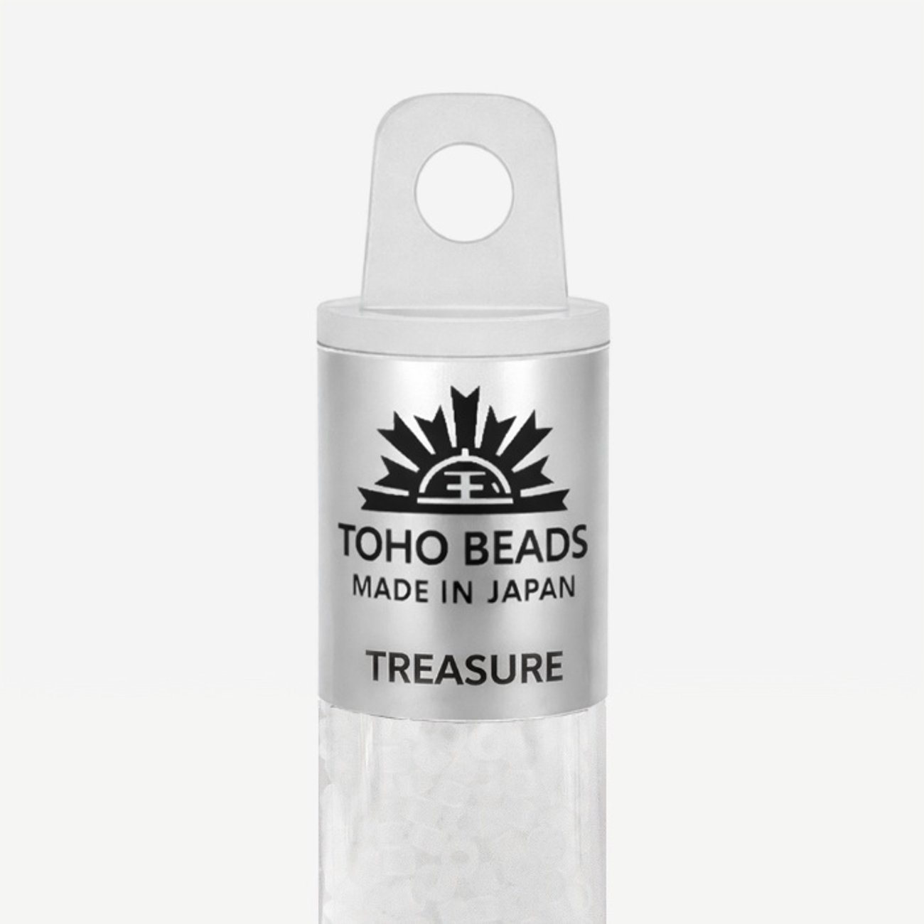 Японский бисер TOHO Treasure (№1F), прозрачный матовый