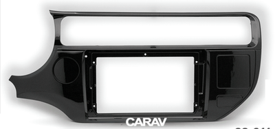 РАМКА KIA Rio (UB), K3 15-17 л/р 9" черная глянц CARAV 22-611
