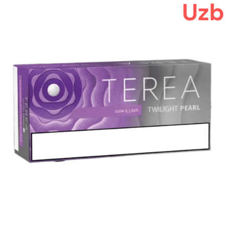 Стики Terea Twilight pearl - табак с ментолом и ягодами, с капсулой (Узбекистан) (блок - 10 пачек)