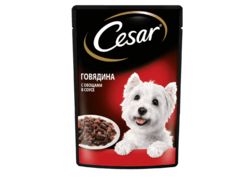 Cesar пауч для собак (говядина с овощами) 85г