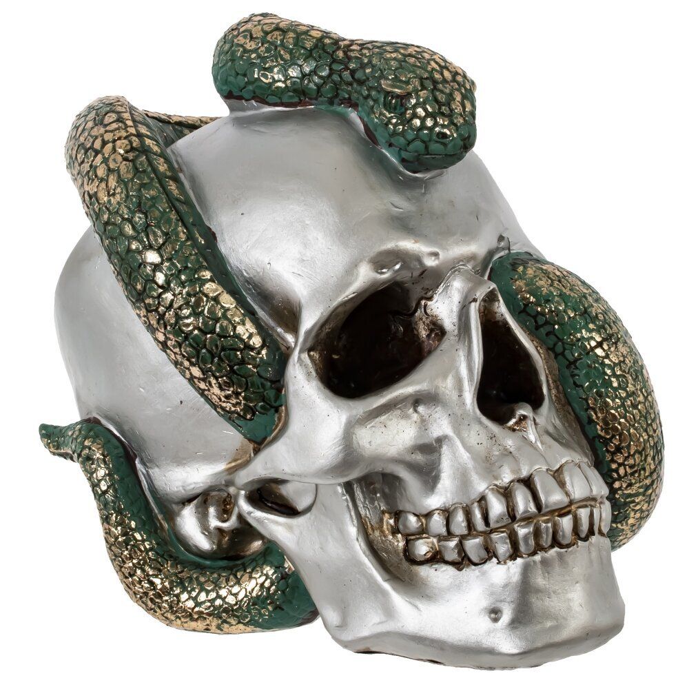 GAEM Копилка "Череп со змеей", L23 W16 H18 см, 2в.