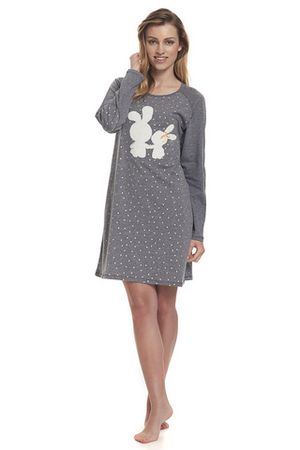 Женская сорочка TM.9334 Dark Grey Doctor Nap