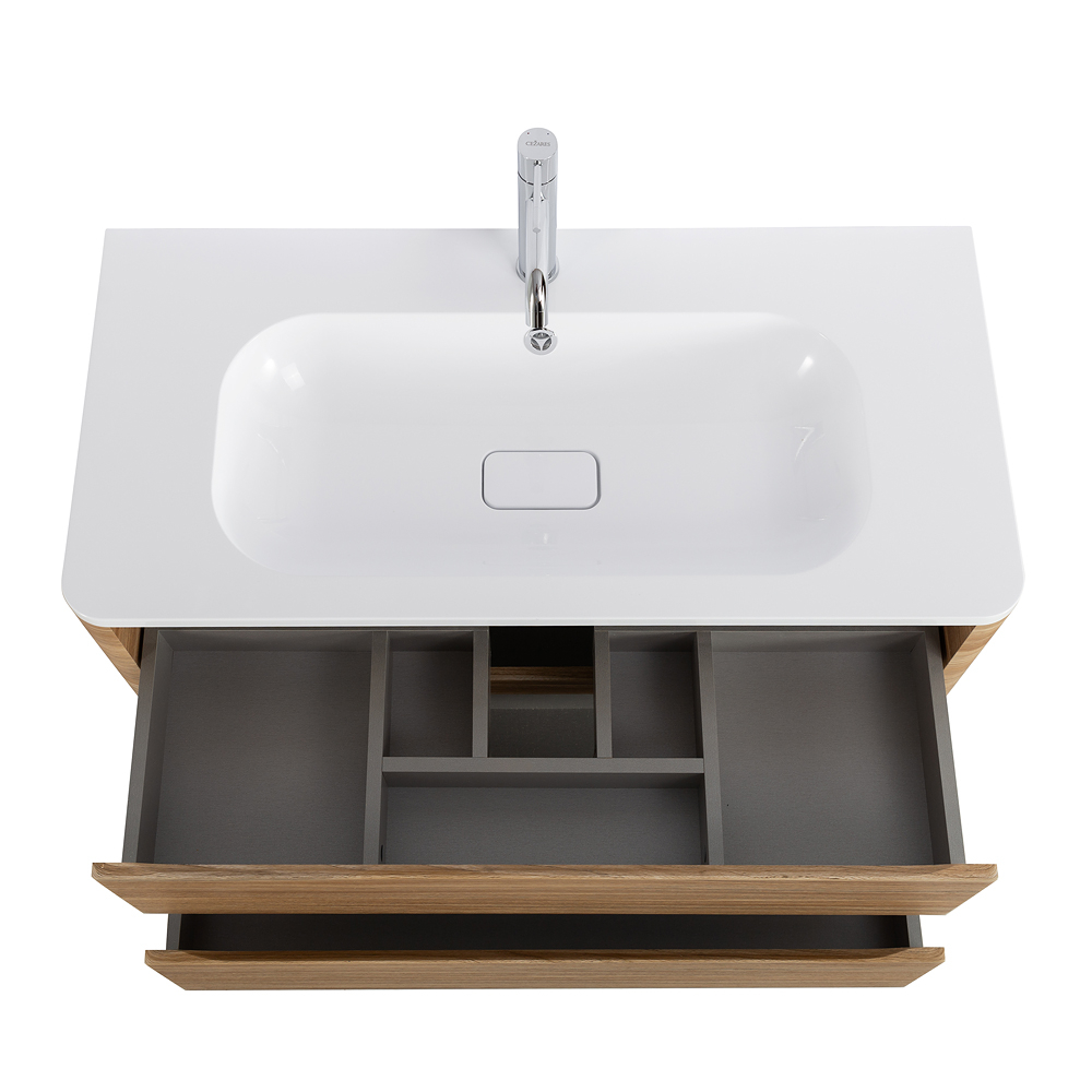 Мебель для ванной Cezares RELAX 100 Дуб карамельный RELAX-1000-2C-SO-RC-P