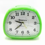 Будильник кварц SA-8530GR дискрет.ход подсвет