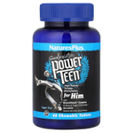 NaturesPlus, Source of Life, Power Teen® for Him, добавка для мальчиков-подростков, без сахара, со вкусом лесных ягод, 60 жевательных таблеток
