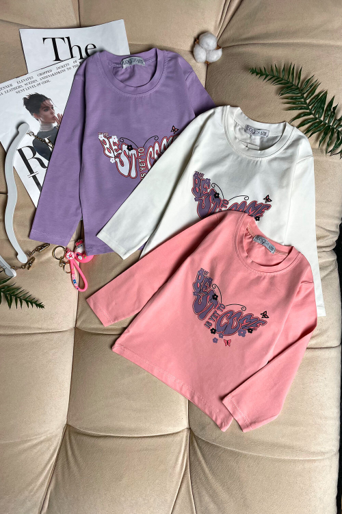 Лонгслив для девочек