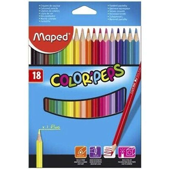 Karandaş Color Peps Maped 18 rəng