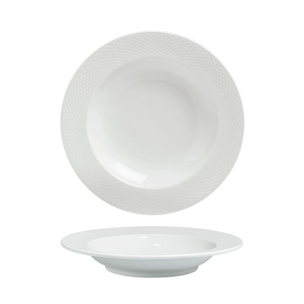 Тарелка глубокая 350 мл d 23,2 см h3,8 см   Noble [6]