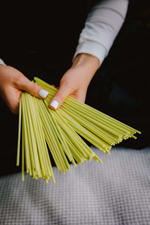 Зелёные фибровые палочки для диффузора 25 см, 100 штук