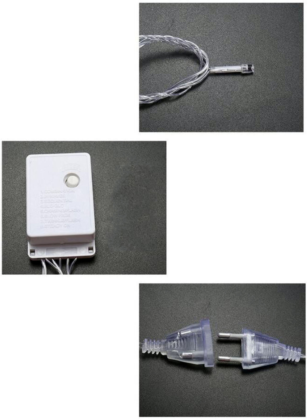 Светодиодная штора 2х2 м белый