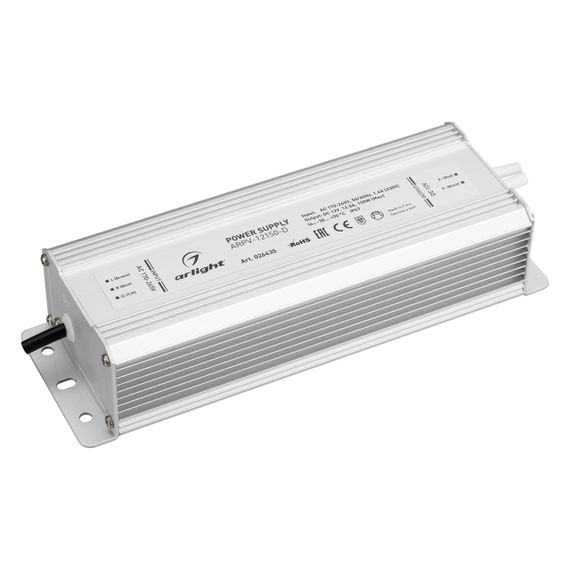 Блок питания Arlight ARPV-12150-D 12V 150W IP67 12,5A 026435