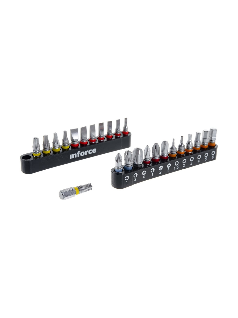 Набор инструментов Inforce 150 предметов 1/2 & 3/8 & 1/4, Сталь Cr-V, Сталь Cr-V, Профессиональный, 06-07-21