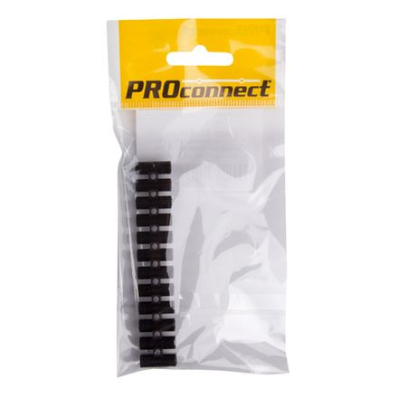 Колодка клеммная КВ-4 PROconnect, 3А, 4 мм², PP (полипропилен), черная, индивидуальная упаковка, 1 ш
