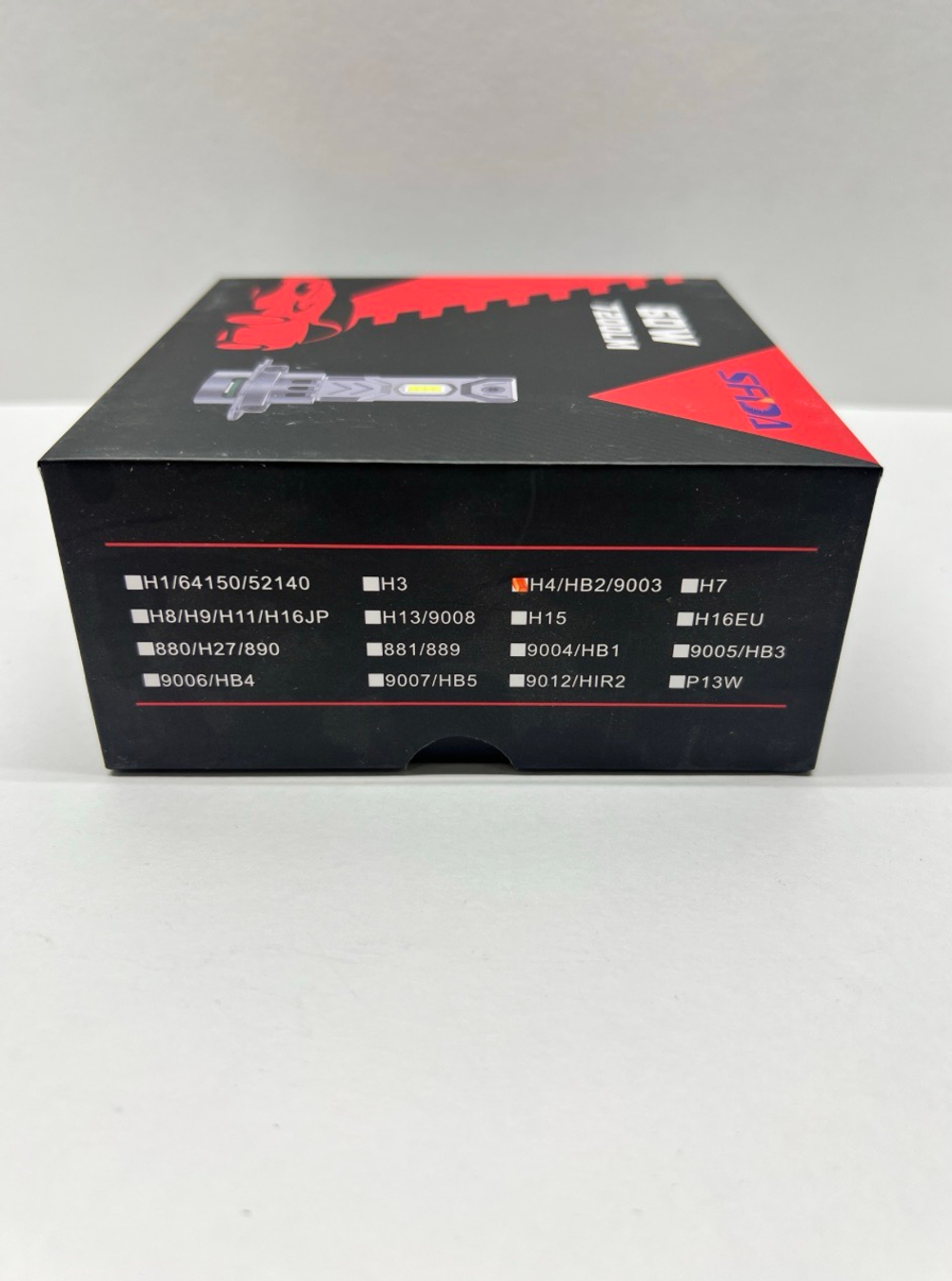 H4 / Автомобильные светодиодные лампы, H4, 120W, 7200 LM, 12 вольт, SFIDA LED V19, Cфида Девятнадцать, TG (2 шт. / комплект)