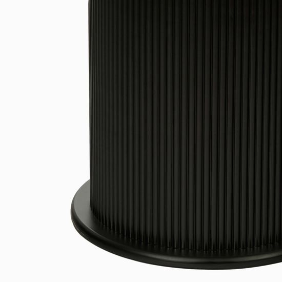 Обеденный круглый стол Lona черного цвета , 100 см, ножка металл, столешница меламин