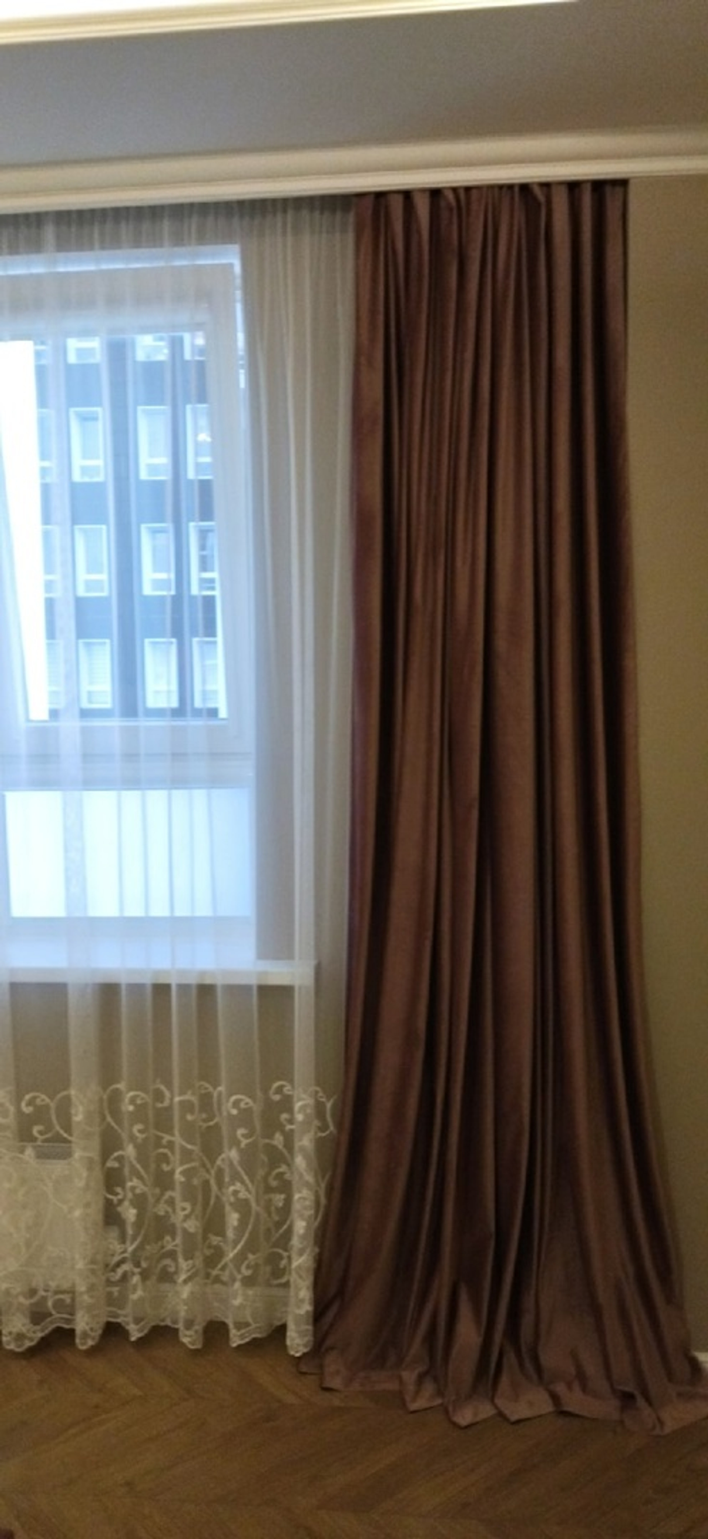 💥 Положить шторы на пол или нет??