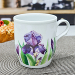 Кружка 350мл форма Русское поле Ирисы