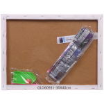 Алмазная мозаика на подрамнике с полным заполнением «МИР ЯРКИХ КРАСОК», герберы и сирень, 30*40см