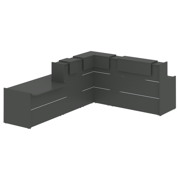 Onix Ресепшн O.R-K-34 Антрацит 3180*2600*1187