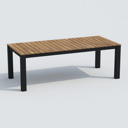 Стол обеденный ТЕЛЛА XL из тика 300x100