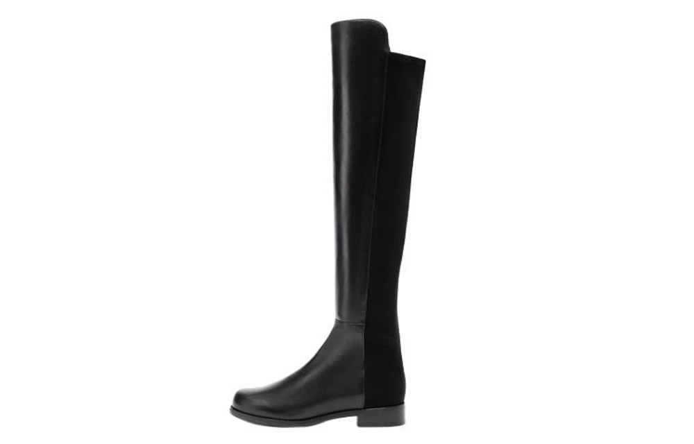 Stuart Weitzman/SW 5050 Nappa Leather Over The Knee High Boots Women"s Black