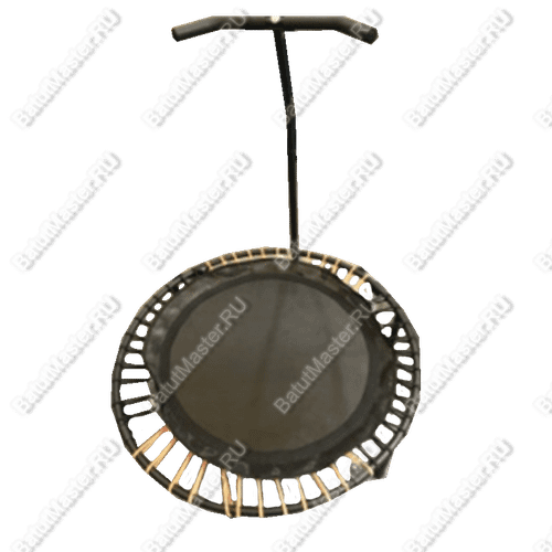 Каркасный батут с Т-образной ручкой, черный, диаметр 3 фт