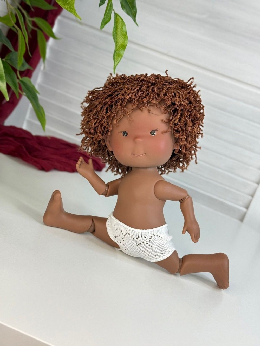 Кукла Nines виниловая 30см PIPPA шарнирная без одежды  (2902W)