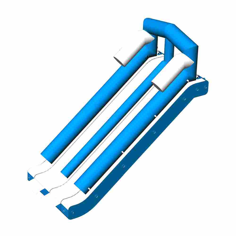 Надувная водная горка “Стрела” 8*3,7*5,5 м
