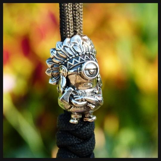 Темлячная бусина "ИндиПупс" для ножей мельхиор